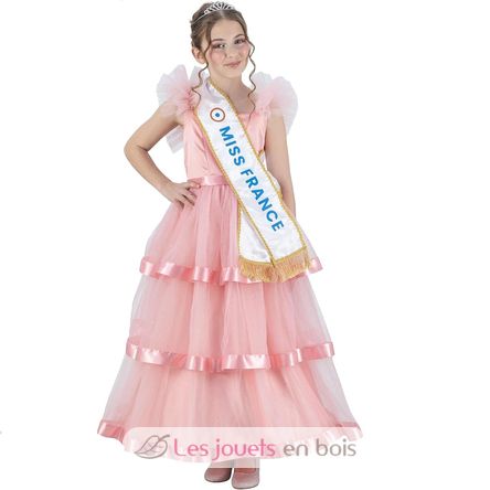 Abito rosa di Miss Francia 140 cm CHAKS-C4721140 Chaks 1