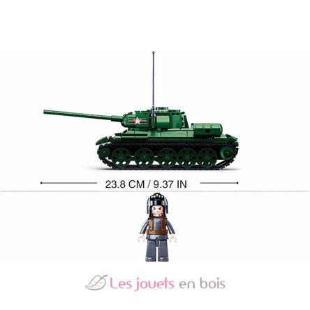 Model Bricks - Carro armato T34-85 SL-M38-B0982 Sluban 2