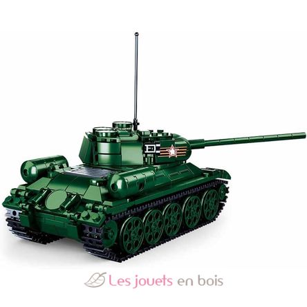 Model Bricks - Carro armato T34-85 SL-M38-B0982 Sluban 4