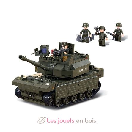 Army - Carro armato militare 312 pezzi SL-M38-B6500 Sluban 6