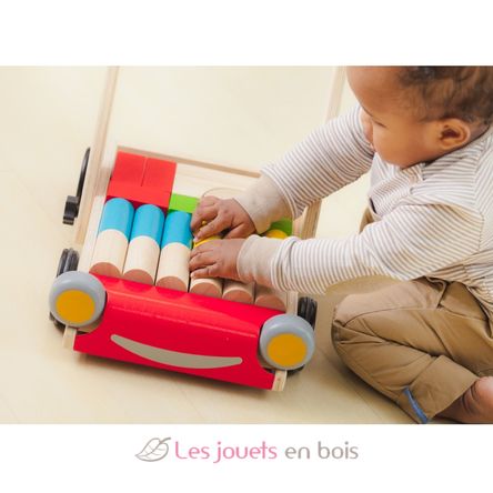 Carrello da passeggio con cubi ASA009-71 Plan Toys 5
