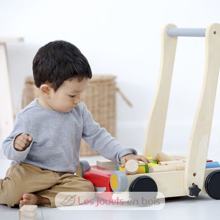 Carrello da passeggio con cubi ASA009-71 Plan Toys 4