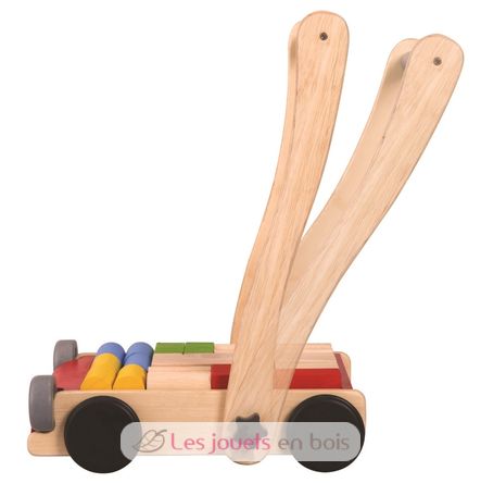 Carrello da passeggio con cubi ASA009-71 Plan Toys 3