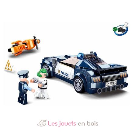 Auto della polizia 284 pezzi SL-M38-B1063 Sluban 4
