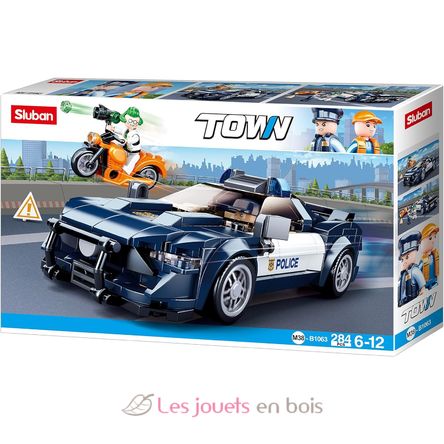 Auto della polizia 284 pezzi SL-M38-B1063 Sluban 5