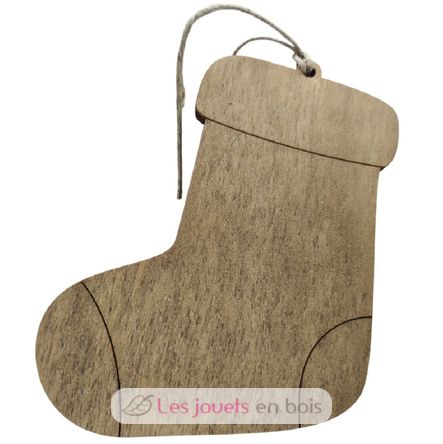 Calza di Natale personalizzabile, legno VI-ACA10 Vintiun 2