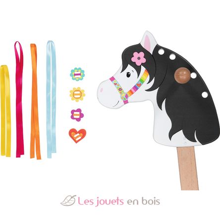 Lili il cavalluccio a bastone GK53760 Goki 3