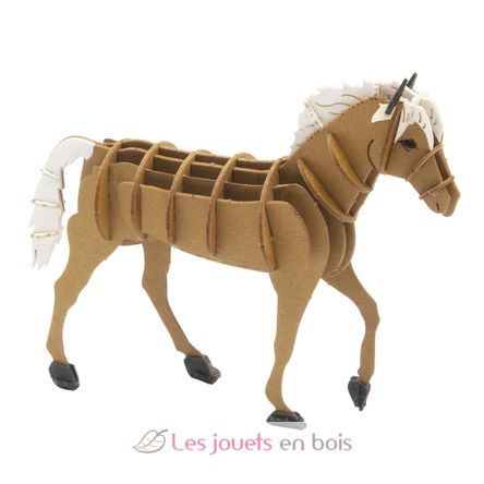 Modello 3D in carta Cavallo Haflinger FRI-11714 Fridolin 1