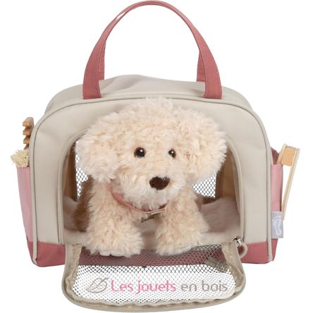 Cane con borsa e set per la cura rosa LE12838 Small Foot company 3