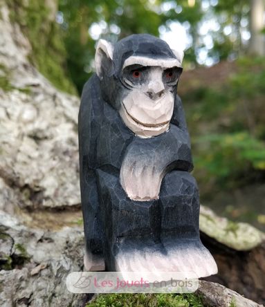 Figurina Scimpanzé in legno WU-40722 Wudimals 2