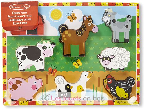 Puzzle a pezzi fermi MD-13723 Melissa & Doug 5