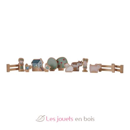 Set ferroviario in legno Safari Friends LD7451 Little Dutch 8