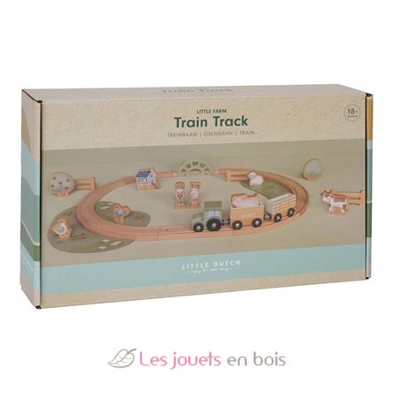 Set ferroviario in legno Safari Friends LD7451 Little Dutch 9