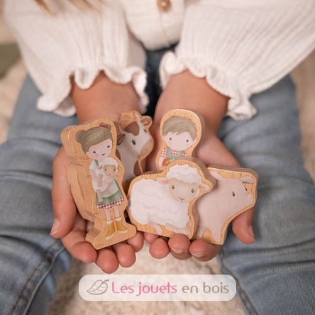 Set ferroviario in legno Safari Friends LD7451 Little Dutch 3