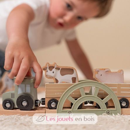 Set ferroviario in legno Safari Friends LD7451 Little Dutch 4