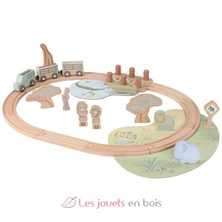 Set ferroviario in legno Safari Friends LD7451 Little Dutch 6