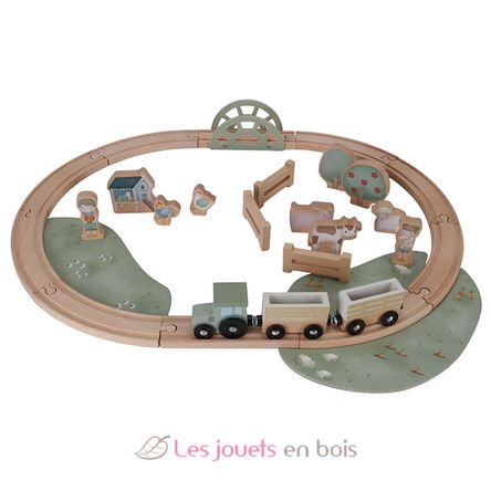 Set ferroviario in legno Safari Friends LD7451 Little Dutch 1