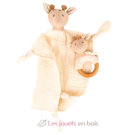 Set regalo con doudou e sonaglio Giraffa EG120819 Egmont Toys 4