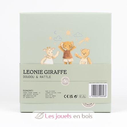 Set regalo con doudou e sonaglio Giraffa EG120819 Egmont Toys 9