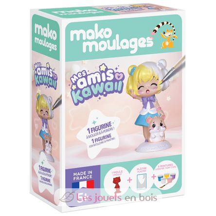 Scatola di stampaggio Bambina e il suo criceto MM39126 Mako Créations 1