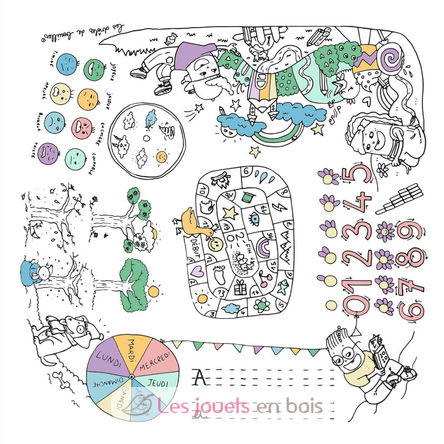 Coloritable L'Atelier degli artisti DB-COL7 Les Drôles de Bouilles 5