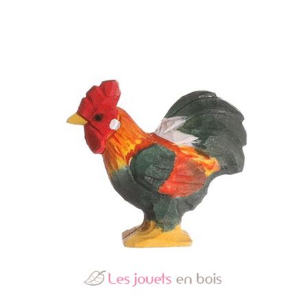 Figurina gallo in legno WU-40601 Wudimals 1