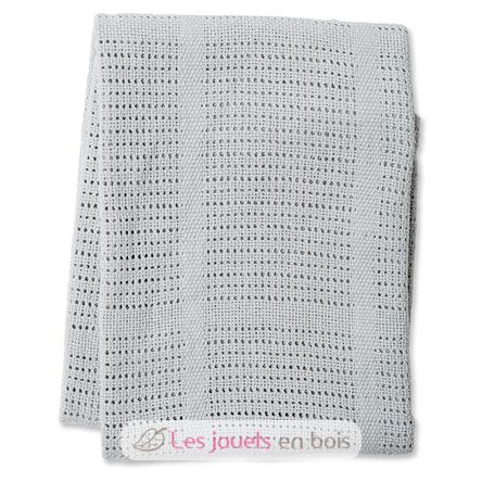 Coperta in cotone lavorato a maglia - Grigio LLJ-121-010-004 Lulujo 2