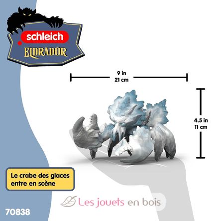 Statuetta Granchio di ghiaccio SC-70838 Schleich 3