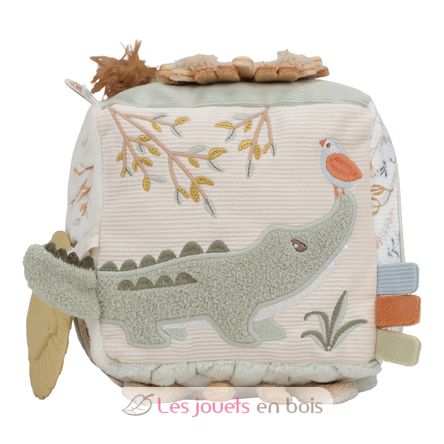 Cubo attività morbido Safari Friends LD8309 Little Dutch 2