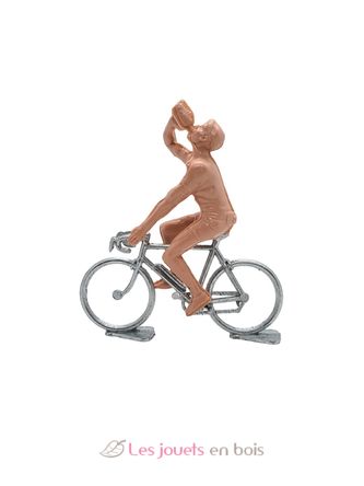 Figurina ciclista con barattolo da dipingere FR- avec bidon non peint Fonderie Roger 3