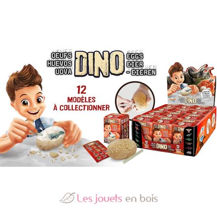 Uovo di dinosauro sorpresa BUK-D6O Buki France 4