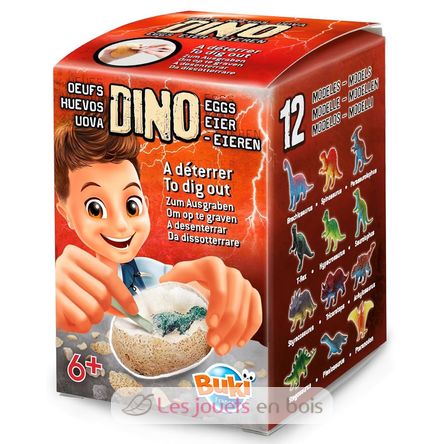 Uovo di dinosauro sorpresa BUK-D6O Buki France 1