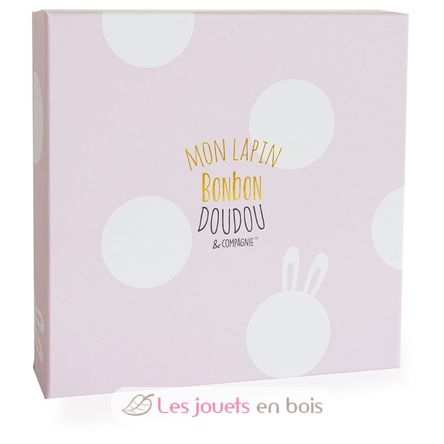 Doudou Lapin Bonbon rosa DC2122 Doudou et Compagnie 3