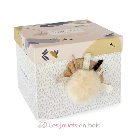 Happy Wild Lapin Pompon Naturel DC3738 Doudou et Compagnie 2