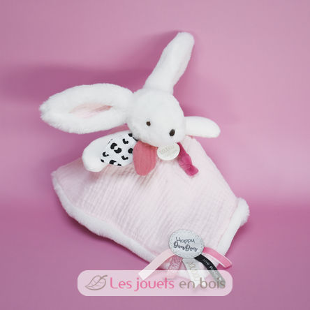 Happy Blush Doudou Pompon Rose DC3744 Doudou et Compagnie 4