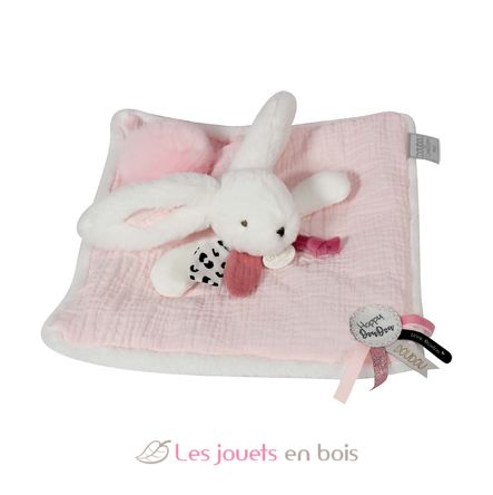 Happy Blush Doudou Pompon Rose DC3744 Doudou et Compagnie 2