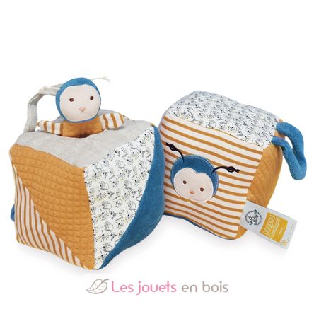 Attività cubo Pollen l'Abeille Bio DC3848 Doudou et Compagnie 2