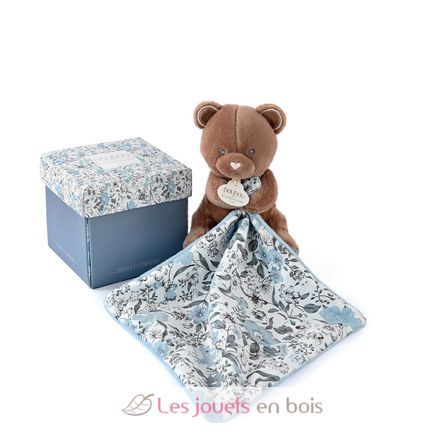 Peluche orso bruno con panno di coccole DC4019 Doudou et Compagnie 1