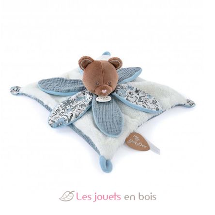 Boh'aime Peluche orso blu DC4023 Doudou et Compagnie 2