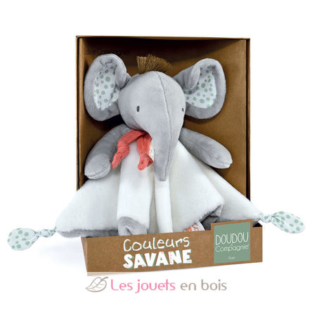 Peluche elefante grigio 25 cm DC4078 Doudou et Compagnie 3