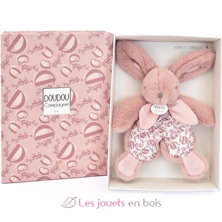 Peluche Coniglio rosa 18 cm DC4153 Doudou et Compagnie 2