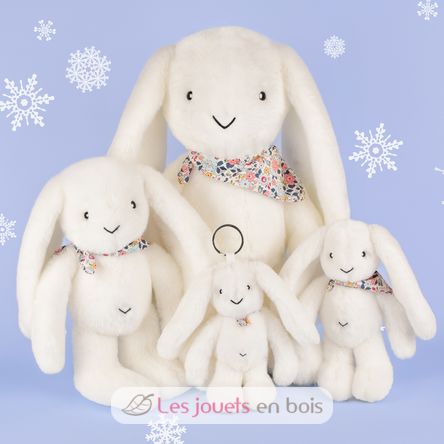 Peluche Coniglio Fleurette bianco 35 cm DC4301 Doudou et Compagnie 8