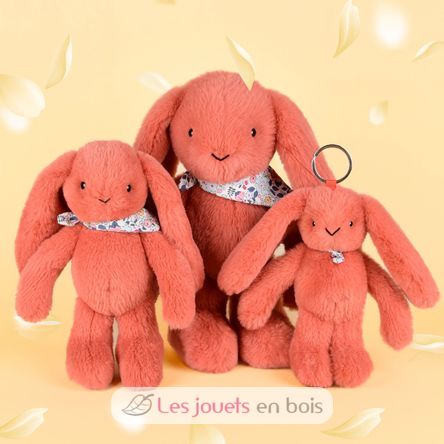 Peluche Coniglio Fleurette terracotta 35 cm DC4303 Doudou et Compagnie 8