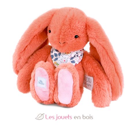 Peluche Coniglio Fleurette terracotta 25 cm DC4298 Doudou et Compagnie 2