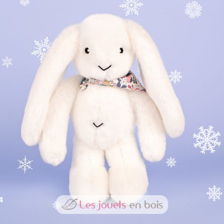 Peluche Coniglio Fleurette bianco 35 cm DC4301 Doudou et Compagnie 7