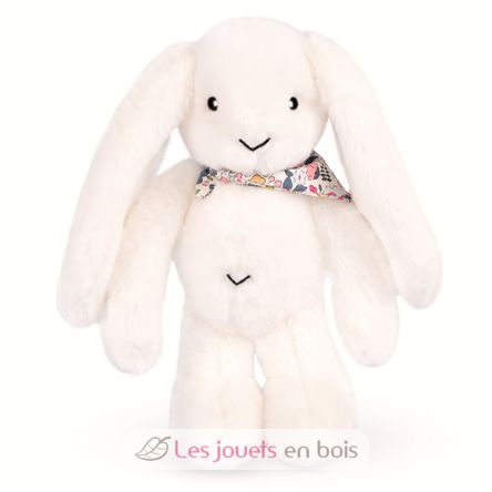 Peluche Coniglio Fleurette bianco 35 cm DC4301 Doudou et Compagnie 5