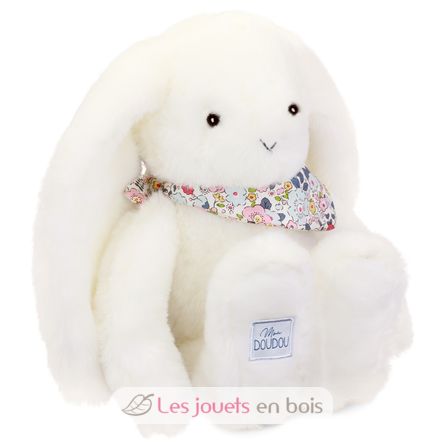 Peluche Coniglio Fleurette bianco 35 cm DC4301 Doudou et Compagnie 1