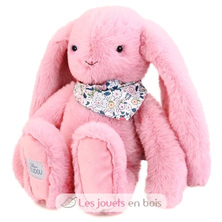 Peluche Coniglio Fleurette rosa 35 cm DC4302 Doudou et Compagnie 2