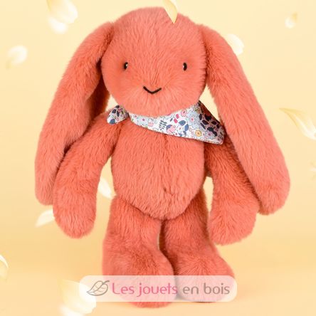 Peluche Coniglio Fleurette terracotta 35 cm DC4303 Doudou et Compagnie 6
