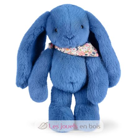 Peluche Coniglio Fleurette blu 35 cm DC4304 Doudou et Compagnie 4